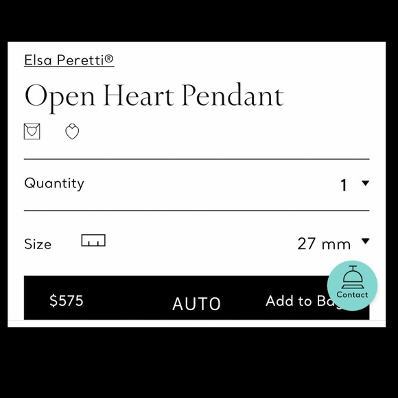 Tiffany & Co. Elsa Peretti Open Heart Pendant Necklace- Medium - Picture 9 of 9